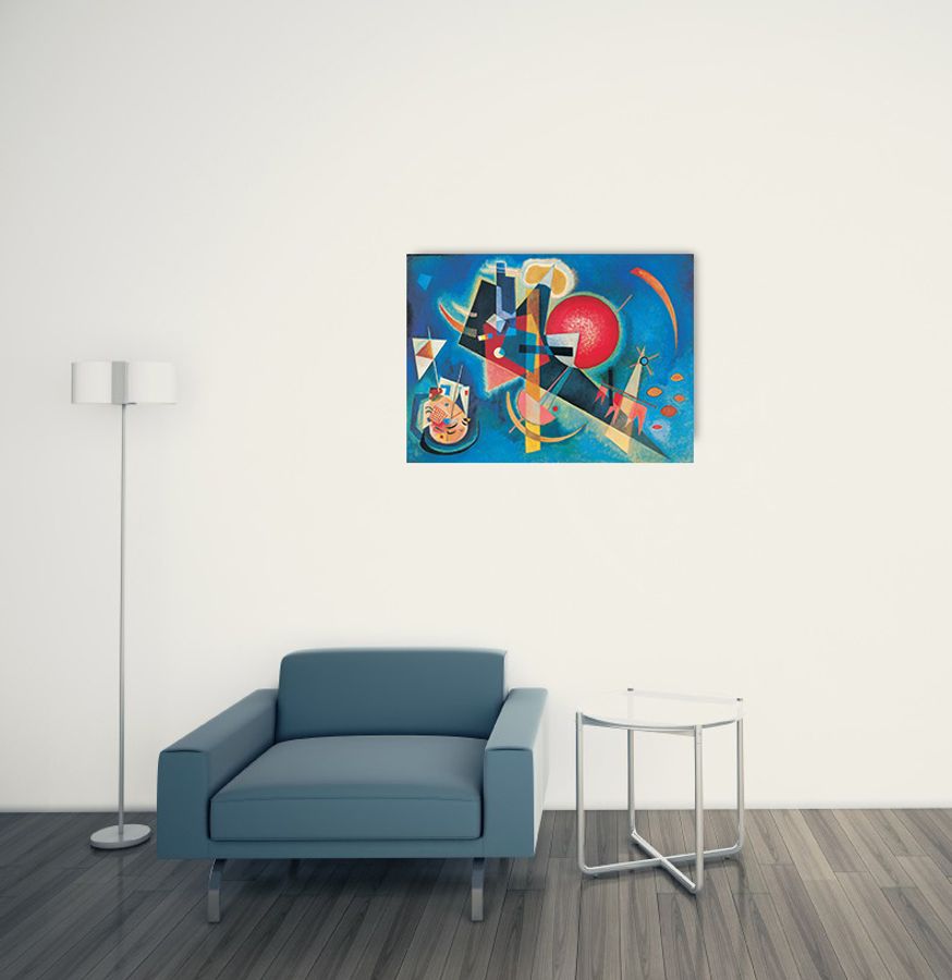 Artopweb Kandinsky - Im Blau Decorative MDF Panel (80x60cm)