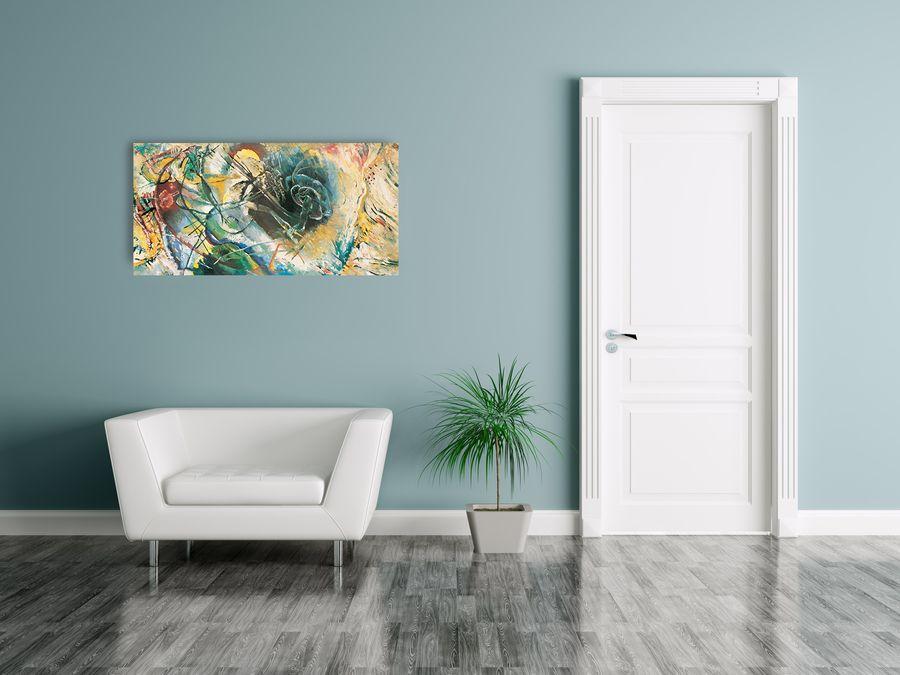 Artopweb Kandinsky - Improvvisazione Decorative MDF Panel (100x50cm)