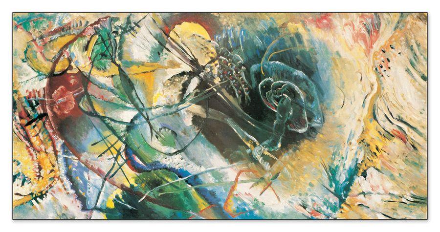 artopweb Kandinsky - Improvvisazione Decorative MDF Panel (100x50cm)