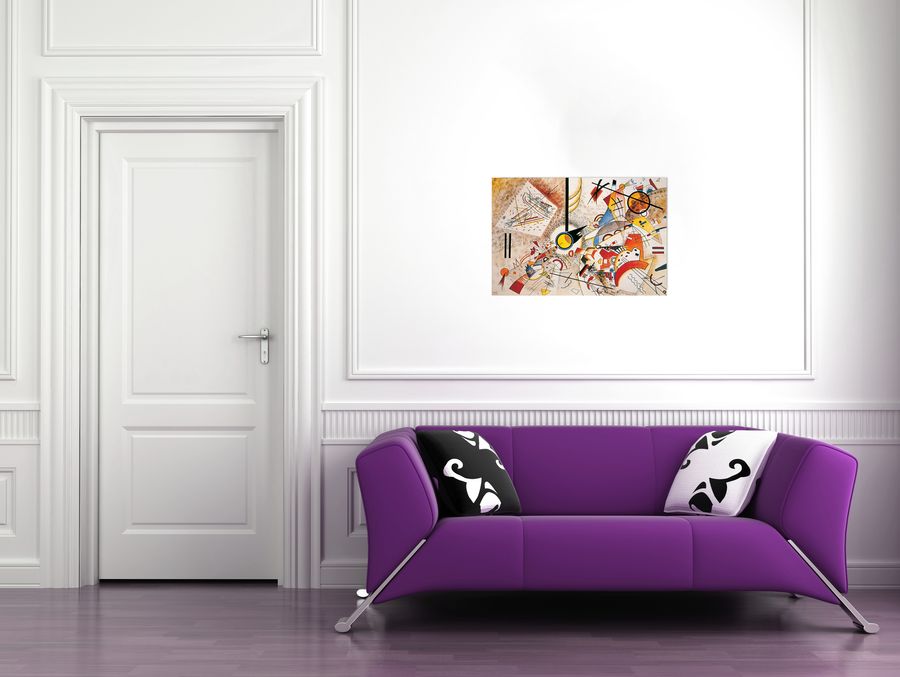 Artopweb Kandinsky - Sans Titre 1923 Decorative MDF Panel (100x70cm)