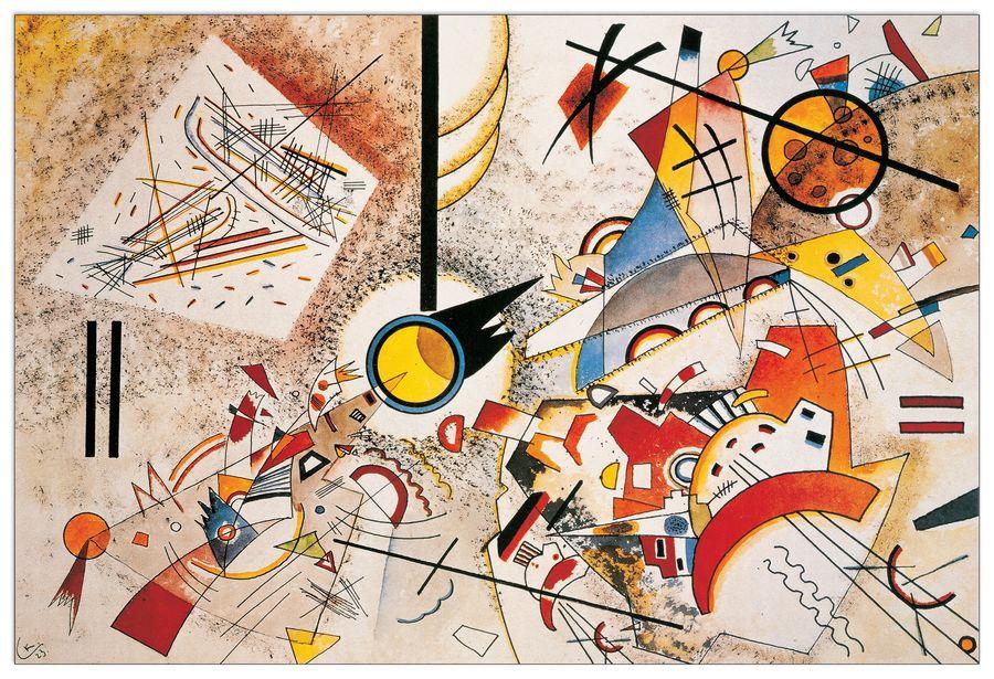 artopweb Kandinsky - Sans titre 1923 Decorative MDF Panel (100x70cm)