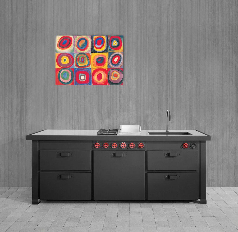 Artopweb Kandinsky - Studio Del Colore Decorative MDF Panel (110x80cm)