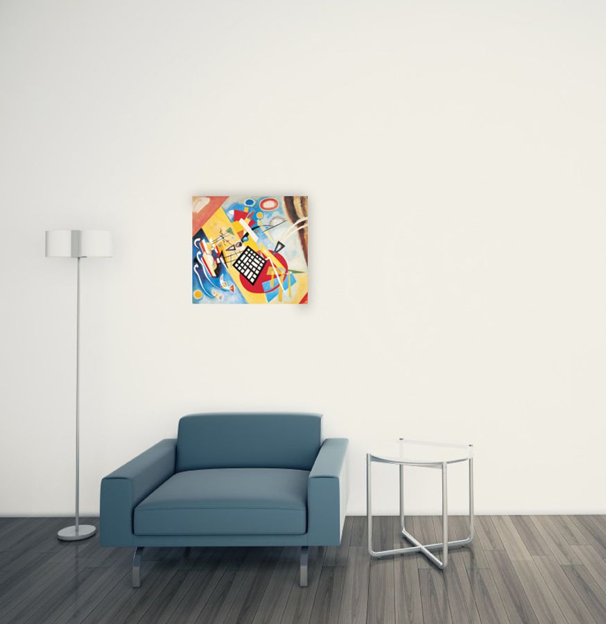 Artopweb Kandinsky - Trama Nera 1922 Decorative MDF Panel (52x55cm)