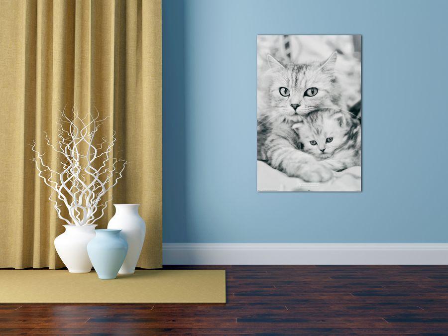 Artopweb Kimberlin - Cat And Kitten Decorative MDF Panel (60x90cm)