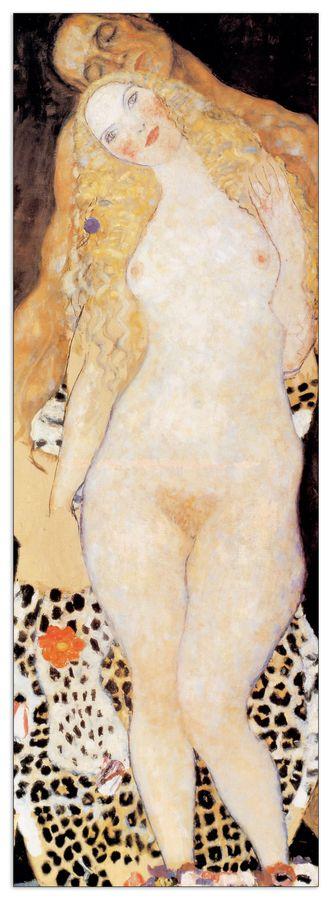 artopweb Klimt - Adam And Eva Decorative MDF Panel (49x140cm)