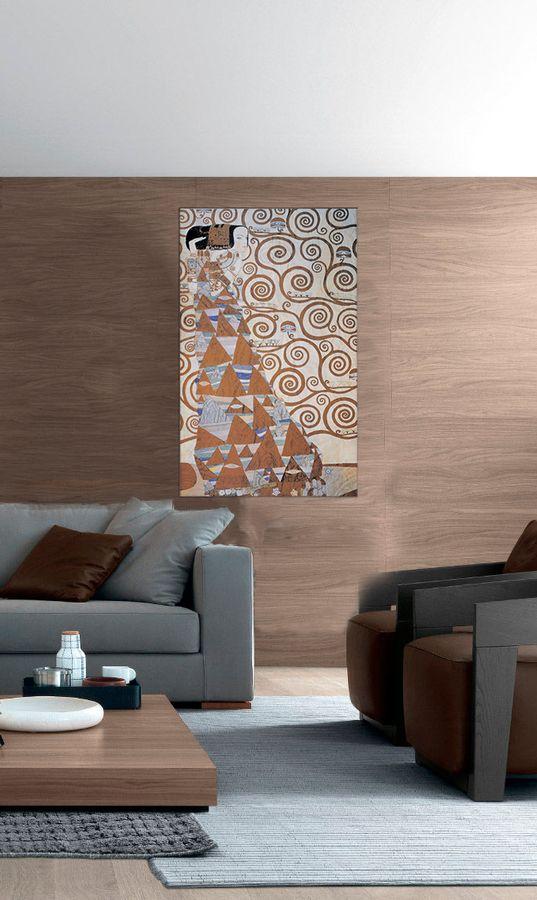 Artopweb Klimt - Die Erwartung Decorative MDF Panel (61x100cm)