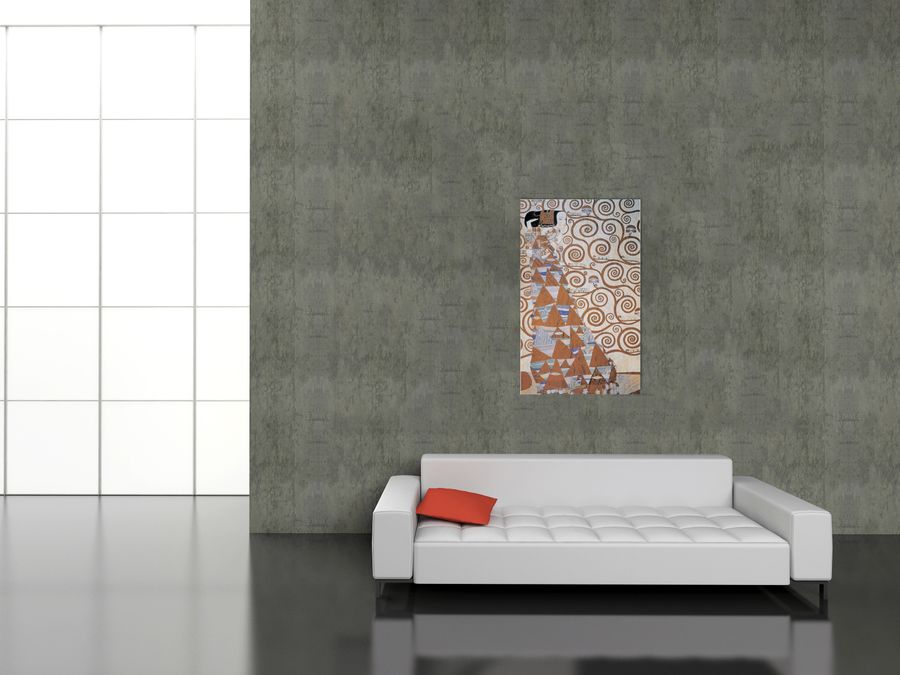 Artopweb Klimt - Die Erwartung Decorative MDF Panel (86x140cm)