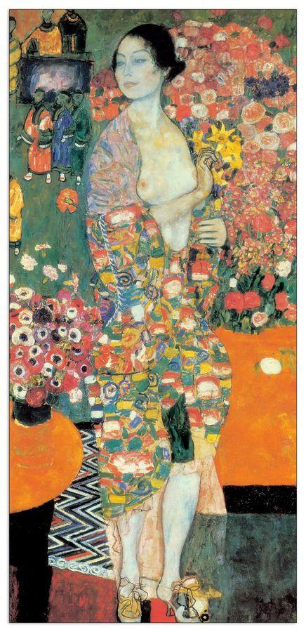 artopweb Klimt - Die Taenzerin Decorative MDF Panel (47x100cm)