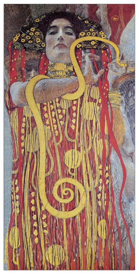 artopweb Klimt - Hygieia Decorative MDF Panel (50x100cm)