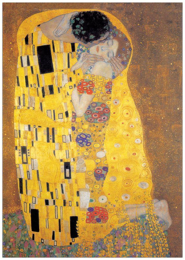 artopweb Klimt - Il Bacio Decorative MDF Panel (96x136cm)