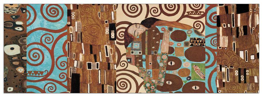 artopweb Klimt - Klimt I 150° Anniversary (Fulfillment) Decorative MDF Panel (138x48cm)