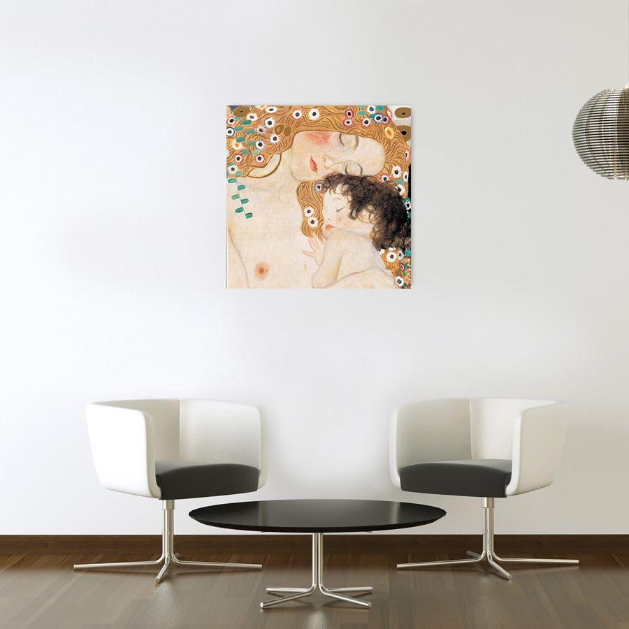 Artopweb Klimt - Le Tre Età Della Vita Decorative MDF Panel (69x69cm)