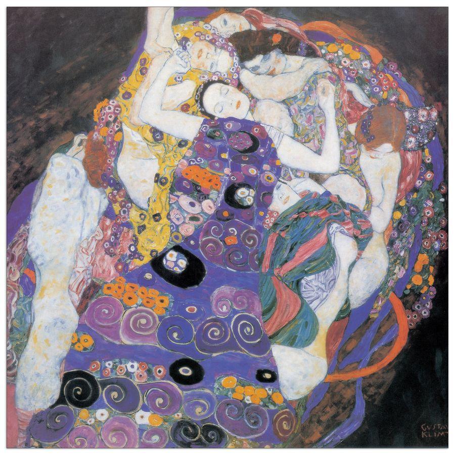 artopweb Klimt - Le Vergini Detail Decorative MDF Panel (30x30cm)
