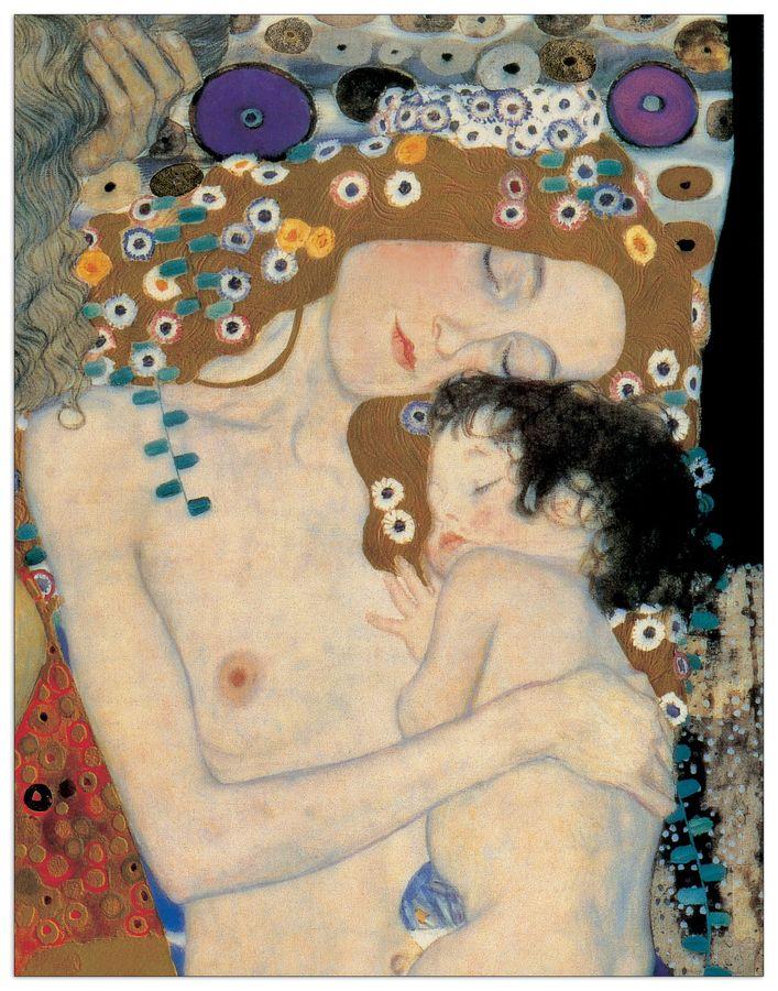 artopweb Klimt - Mother And Child Decorative MDF Panel (60x80cm)