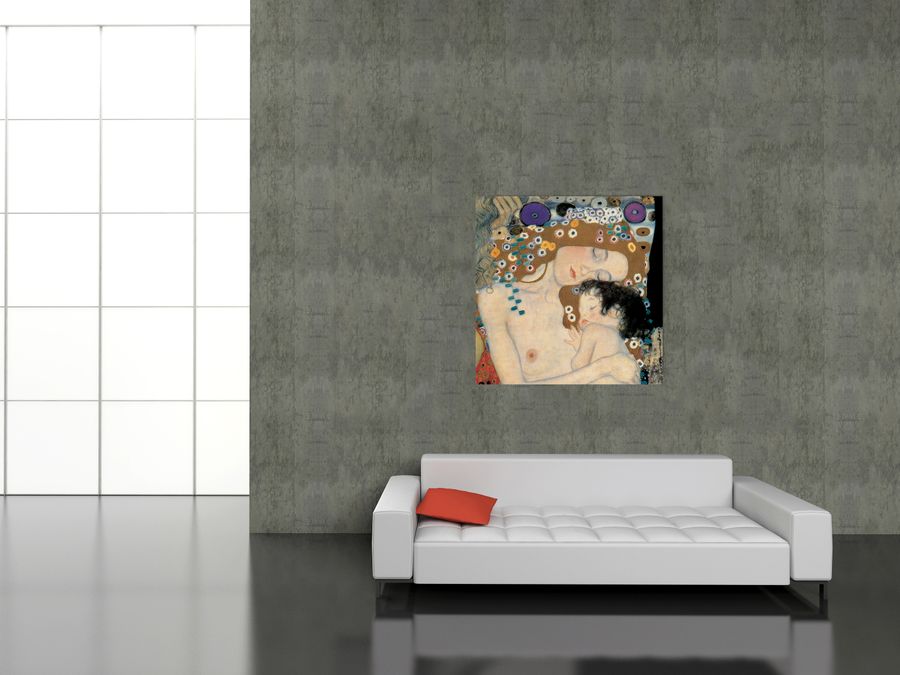Artopweb Klimt - Mother And Child Detail Decorative MDF Panel (140x140cm)