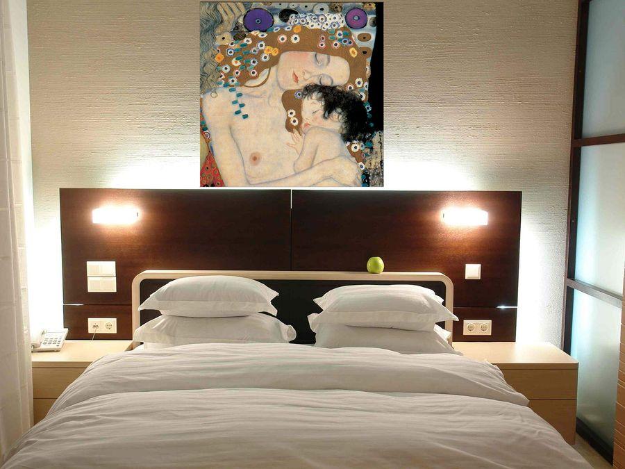 Artopweb Klimt - Mother And Child Detail Decorative MDF Panel (96x96cm)