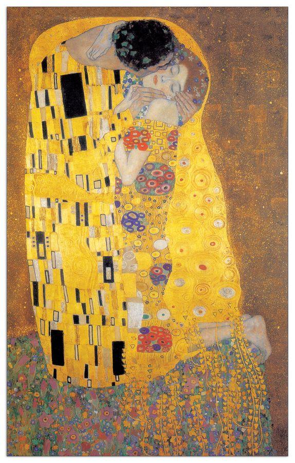 artopweb Klimt - The Kiss Decorative MDF Panel (88x140cm)