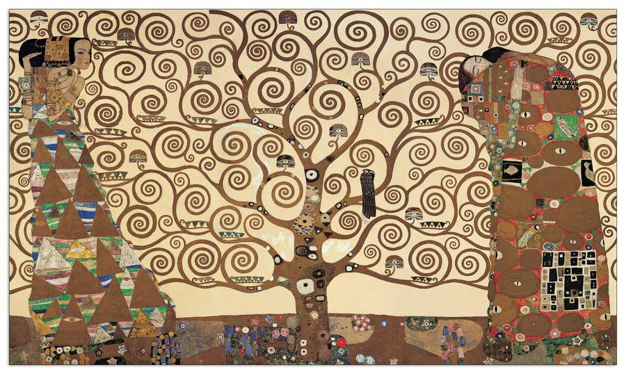 artopweb Klimt - The Tree of Life Decorative MDF Panel (127x74cm)