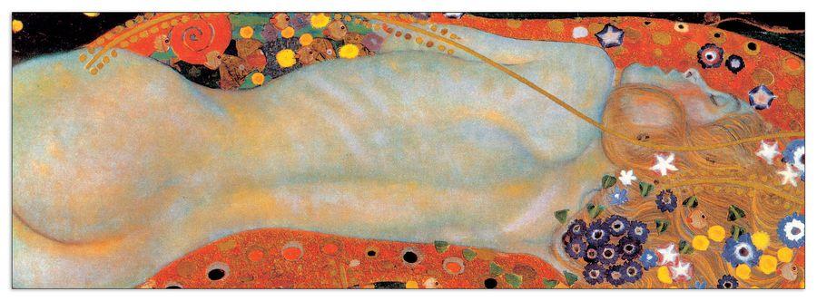 artopweb Klimt - Wasserschlangen Detail 1 Decorative MDF Panel (100x35cm)