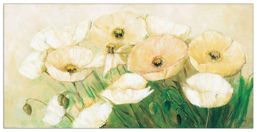 artopweb Krobs - Tender Poppies Decorative MDF Panel (100x50cm)