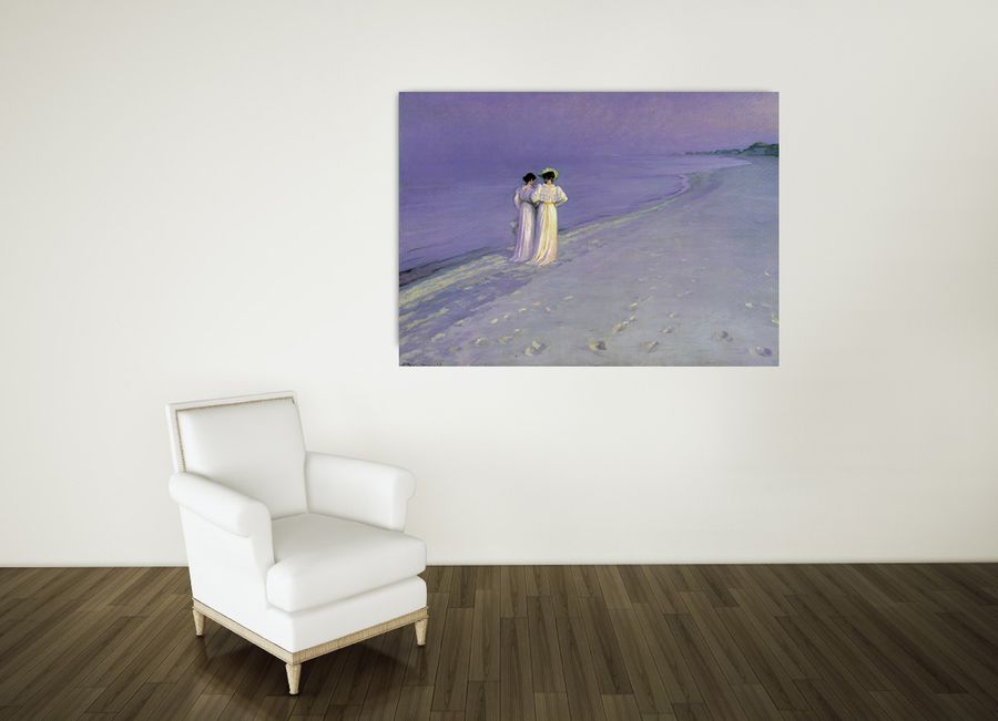 Artopweb Kroyer - Summer Evening At Skagen Decorative MDF Panel (140x101cm)