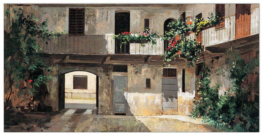 artopweb LaganÀ - Balconata Decorative MDF Panel (90x46cm)