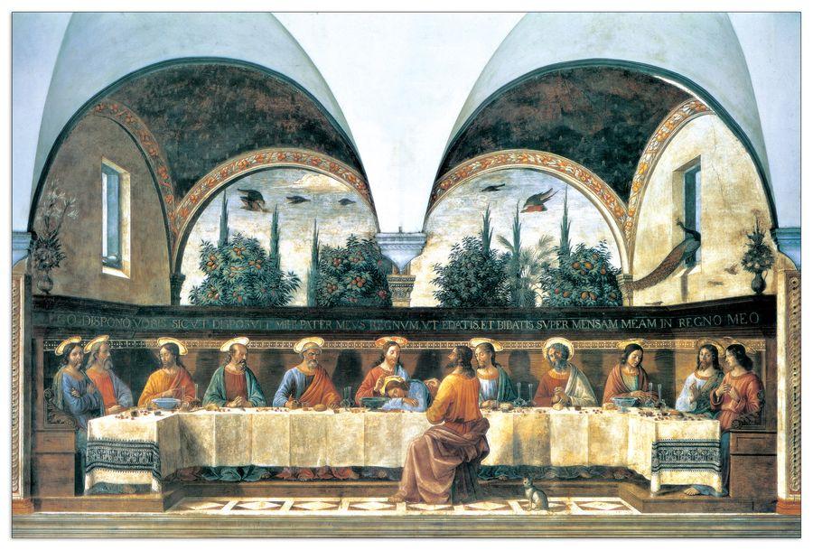 artopweb Last Supper - LAST SUPPER Decorative MDF Panel (140x93cm)