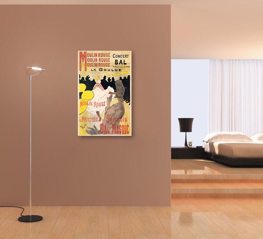Artopweb Lautrec - Mouling Rouge La Goulue Decorative MDF Panel (90x147cm)