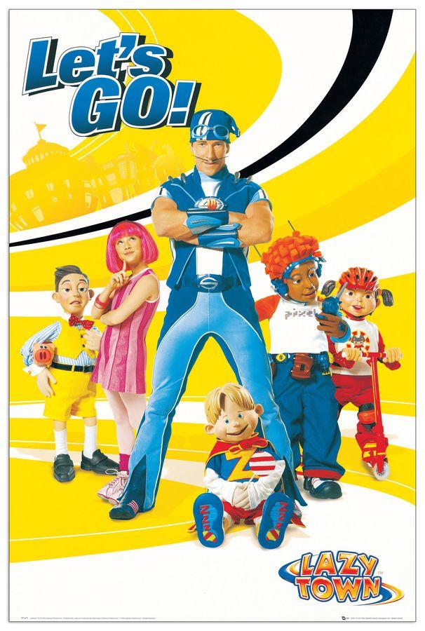 artopweb Lazy Town - Lazy Town Decorative MDF Panel (60x90cm)