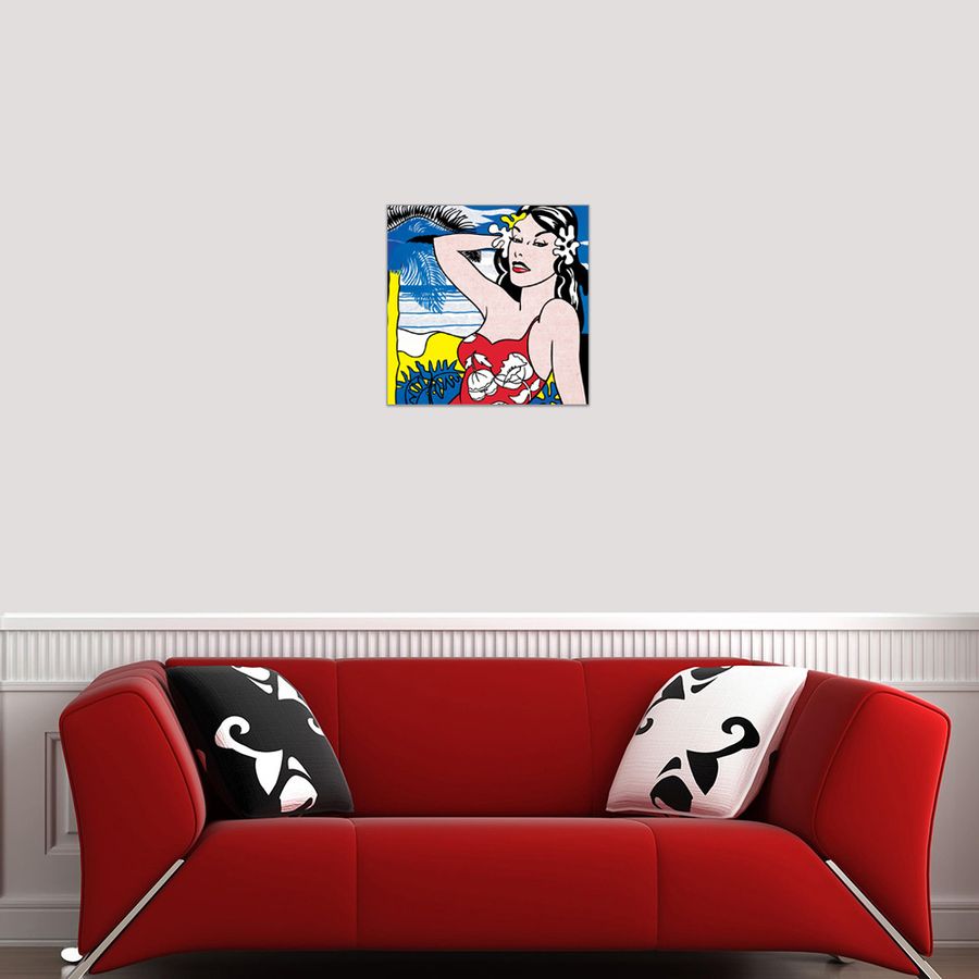 Artopweb Lichtenstein - Aloha Decorative MDF Panel (40x50cm)