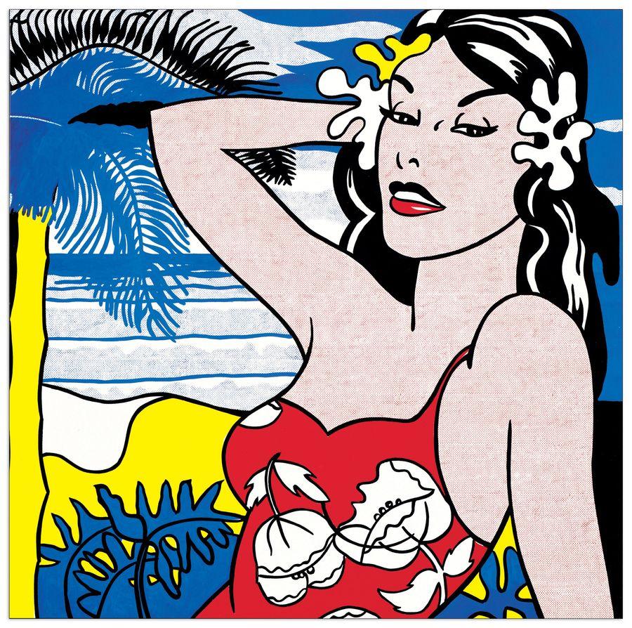 artopweb Lichtenstein - Aloha Decorative MDF Panel (40x50cm)