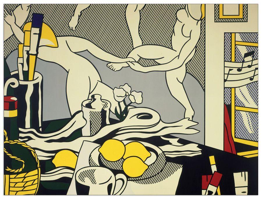 artopweb Lichtenstein - Artist's Studio The Dance Decorative MDF Panel (80x60cm)