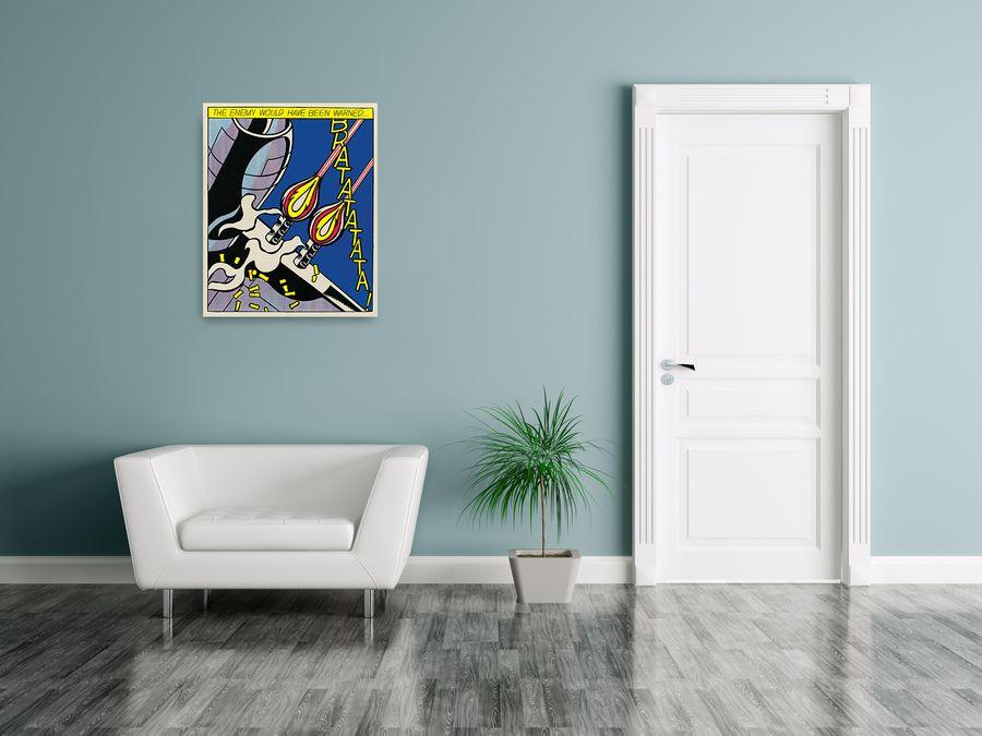 Artopweb Lichtenstein - As I Opened Fire Panel 2 Decorative MDF Panel (50x60cm)