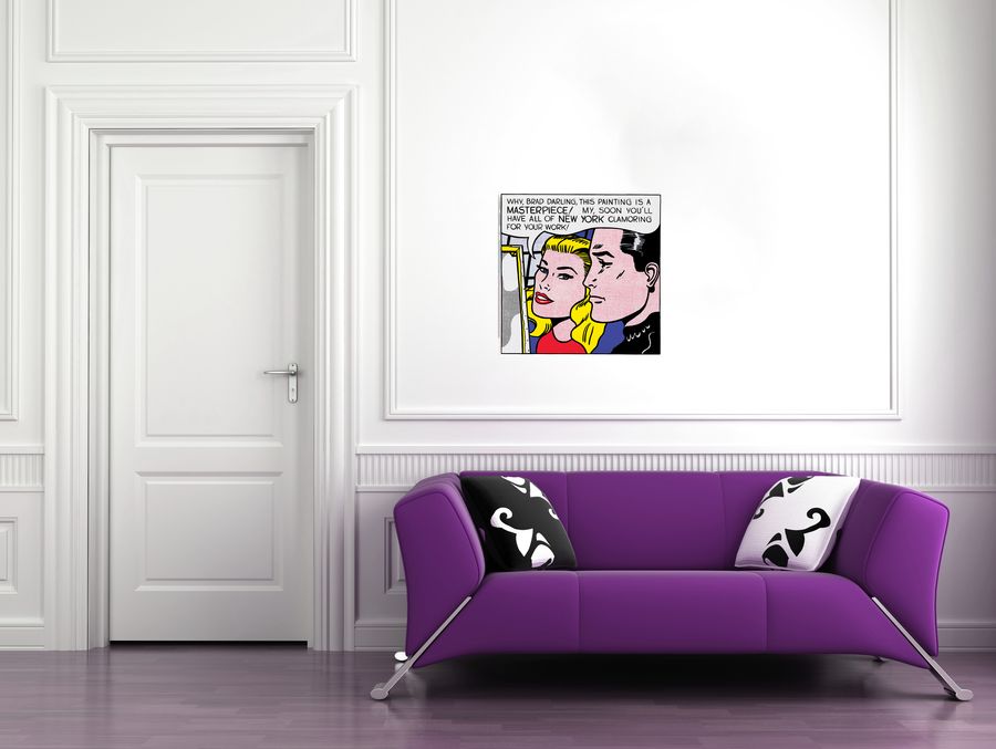 Artopweb Lichtenstein - Masterpiece 1962 Decorative MDF Panel (86x101cm)