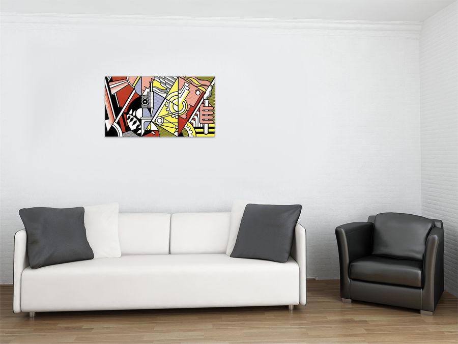 Artopweb Lichtenstein - Peace Through Chemistry I Decorative MDF Panel (73x40cm)