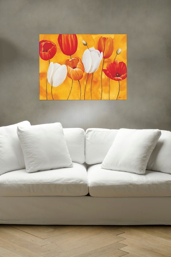 Artopweb Luffarelli - Festa Di Tulipani Decorative MDF Panel (80x60cm)