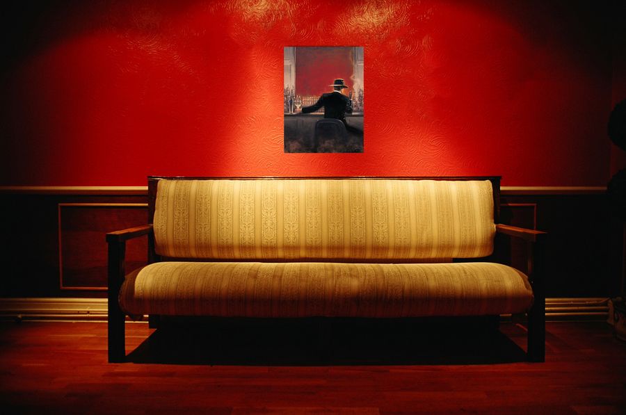 Artopweb Lynch - Cigar Bar Decorative MDF Panel (60x80cm)