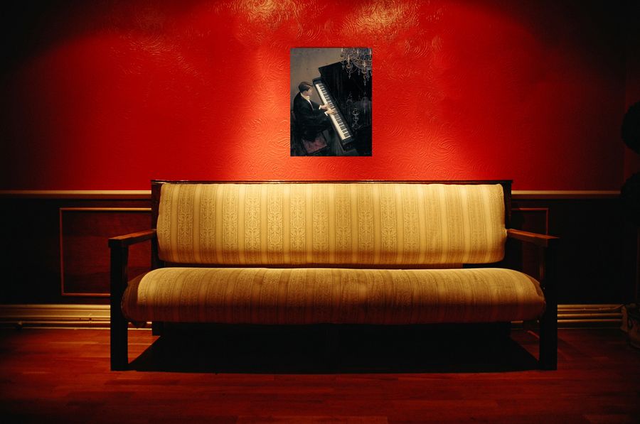 Artopweb Lynch - Jazz Duet Piano Decorative MDF Panel (60x80cm)