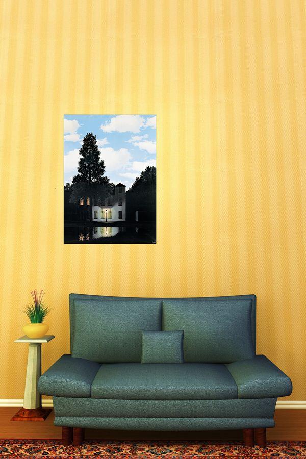 Artopweb Magritte - L'Empire Des Lumières Decorative MDF Panel (50x70cm)