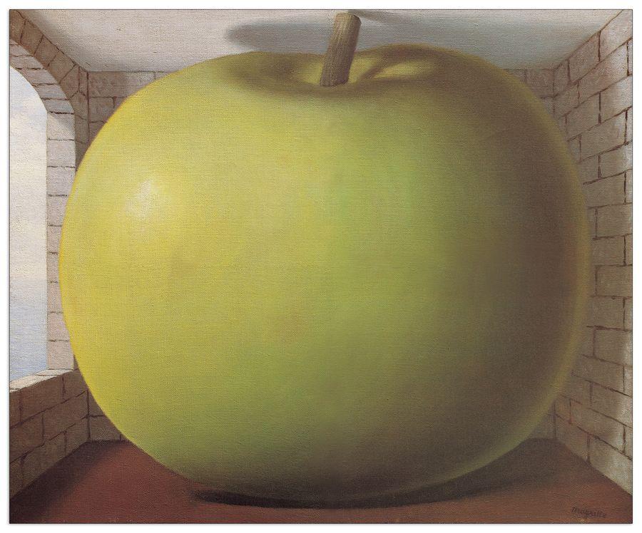 artopweb Magritte - La Chambre d'Écoute Decorative MDF Panel (77x64cm)