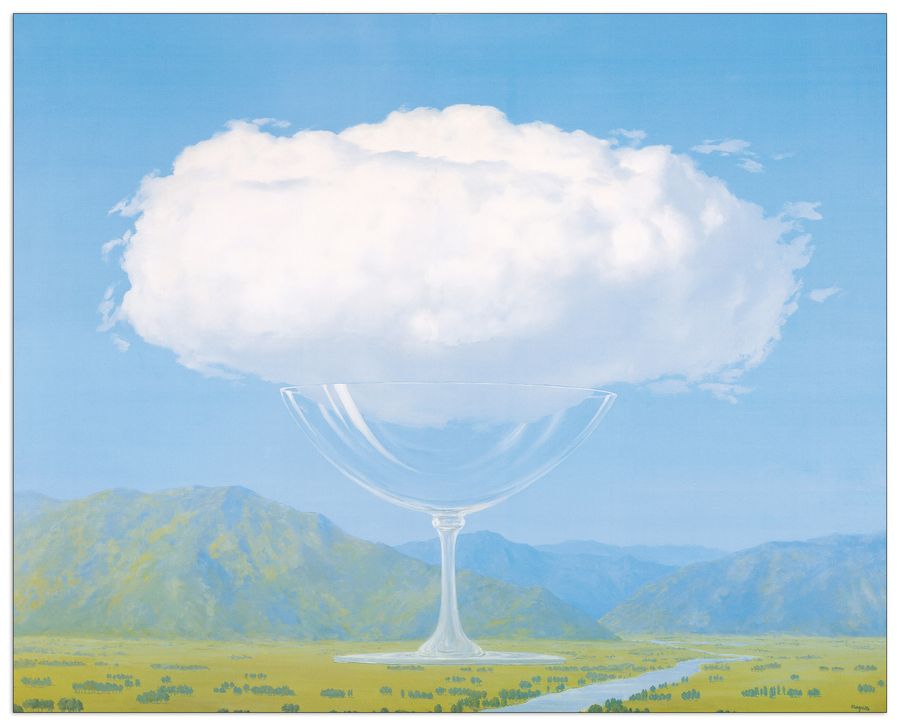 artopweb Magritte - La Corde Sensible Decorative MDF Panel (81x64cm)