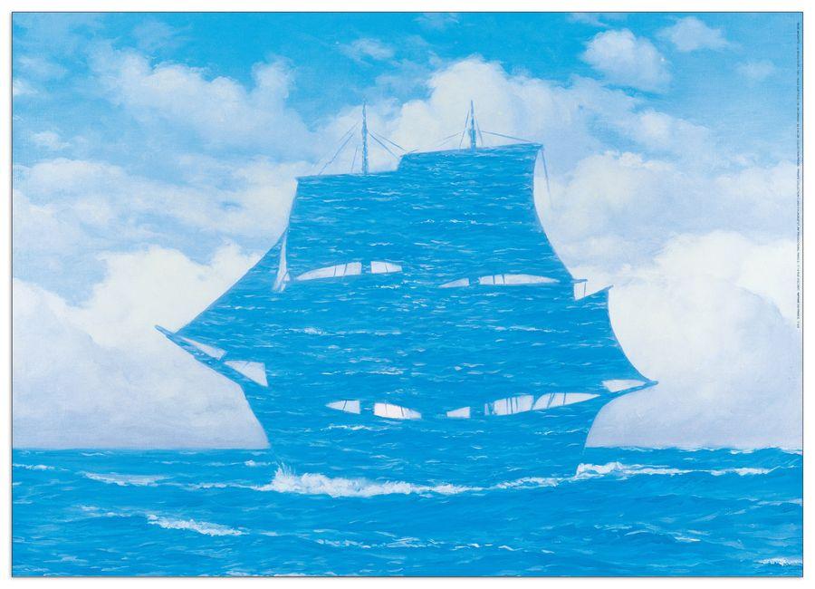 artopweb Magritte - Le Seducteur Decorative MDF Panel (70x50cm)