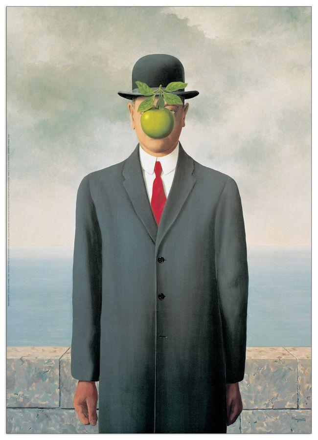 artopweb Magritte - Les Fils De l'Homme Decorative MDF Panel (50x70cm)