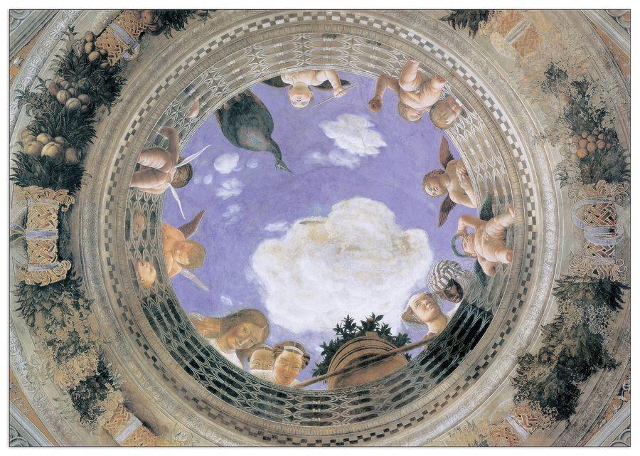 artopweb Mantegna - Camera Degli Sposi Decorative MDF Panel (140x99cm)