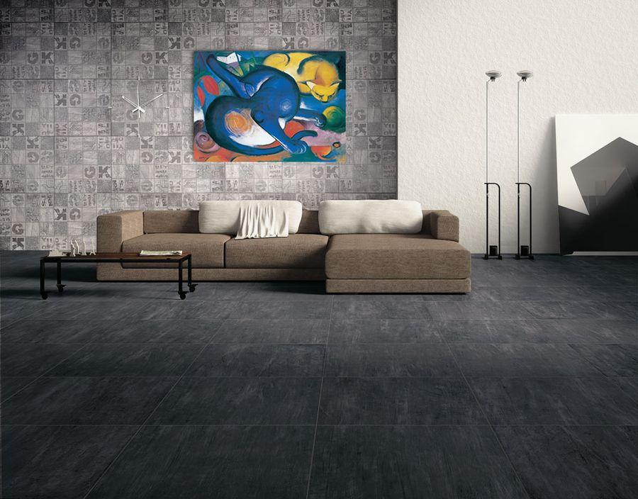 Artopweb Marc - Zwei Katzenblau Und Gelb Decorative MDF Panel (140x102cm)