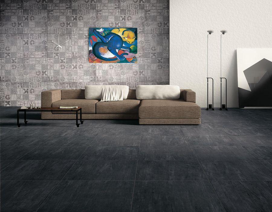 Artopweb Marc - Zwei Katzenblau Und Gelb Decorative MDF Panel (100x73cm)