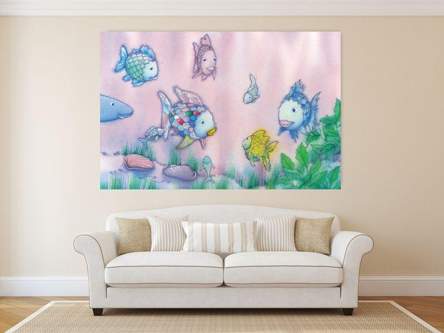 Artopweb Marcus Pfister - The Rainbow Fish Decorative MDF Panel (175x115cm)