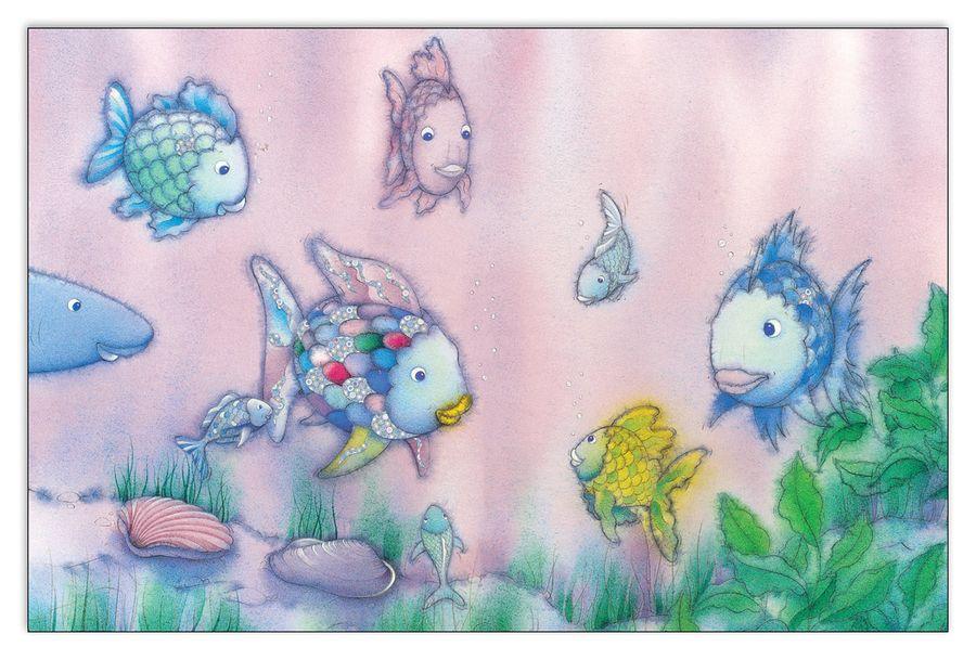 artopweb Marcus Pfister - The Rainbow Fish Decorative MDF Panel (175x115cm)