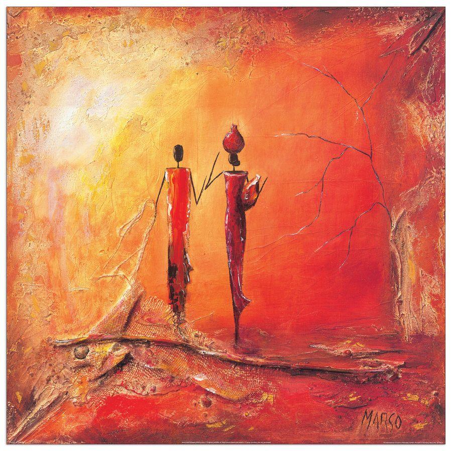 artopweb Marso - A l'Aube Decorative MDF Panel (30x30cm)