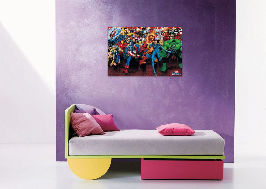 Artopweb Marvel - Marvel Superheroes Decorative MDF Panel (90x60cm)